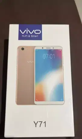 Vivo Y71 kondisi baru lengkap