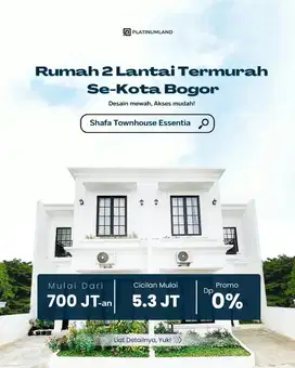 Rumah American Classic Termurah Sekota Bogor dekat ke Stasiun