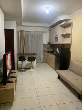 Disewakan Apartemen Mediterania Garden 2, 2BR Furnish Luas 44m2