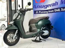 km 5ribu Honda Scoopy Prestige Keyless Tahun 2023 hijau doff