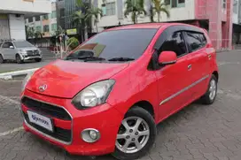 Pajak Panjang - Daihatsu Ayla 1.0 X Bensin-AT 2015 Merah (WUN)