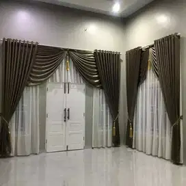 (JUAL–PASANG) HORDENG GORDEN GORDENG CUSTOM* TIRAI CURTAIN–VITRASE