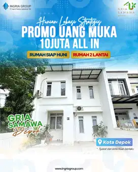 DISKON 50 juta rumah 2 Lt di Depok bojongsari dkt pamulang tangsel