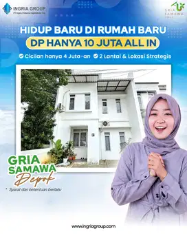 Griya samawa depok rumah private cluster di bojongsari depok sudah SHM