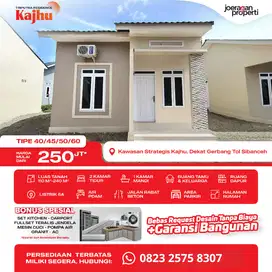 Dijual Rumah Request Desain Denah Mulai Tipe 40 Area Kajhu Banda Aceh