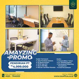 HARGA PROMO ! PENDIRIAN PT/CV/YAYASAN FREE VO 1TH