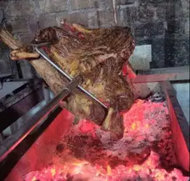 100 porsi paketan kambing guling lengkap siap saji hajatan nikahan top