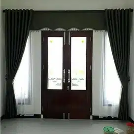 (JUAL–PASANG) HORDENG GORDEN GORDENG CUSTOM* TIRAI CURTAIN–VITRASE