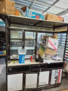 GEROBAK ALUMUNIUM JUAL CEPAT BU