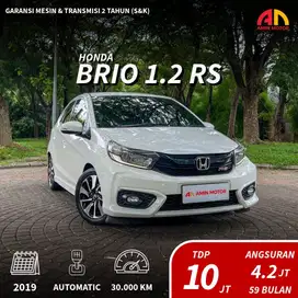 (KM 30rb) Honda Brio RS A/T 2019 1.2