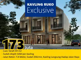 Jual Kavling Ruko Exlusive, Siap Bangun di Jalan Utama !!!