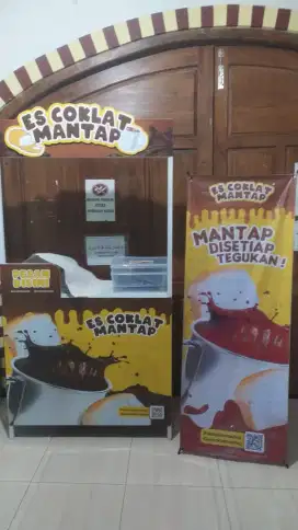 Gerobak es cokelat dijual cepat