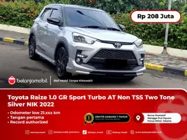 [ LOW KM ] Toyota Raize 1.0 GR Sport Turbo AT Silver 2022/2023