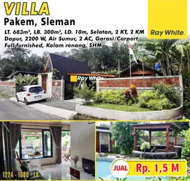 Villa Murah Siap Huni Furnished + Kolam Renang Lokasi Pakem Sleman