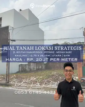 Jual Kavling Lokasi Strategis di Medan Baru