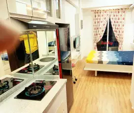 Murah mewah apartemen sunter park view furnish full baru lt parkit