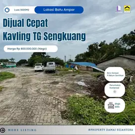 Dijual Kavling atau lahan tanjung sengkuang batu ampar