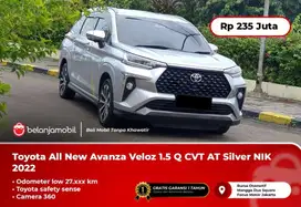 [ TSS ] Toyota All New Avanza Veloz 1.5 Q CVT AT Silver 2022/2023