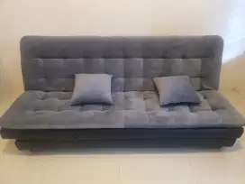 Sofa bed baru bahan bludru halus