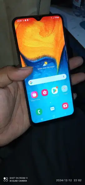 Samsung a20 ram 3/32gb hp aja batangan