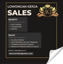 Lowongan Kerja Sales