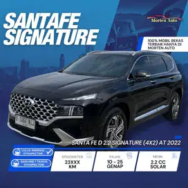 Hyundai SANTA FE 2.2D SIGNATURE At 2022 Km 23 Ribu Record Bergaransi