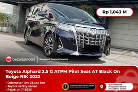 [ LOW KM ] Toyota Alphard 2.5 G ATPM TSS Pilot Seat AT Black On B 2022