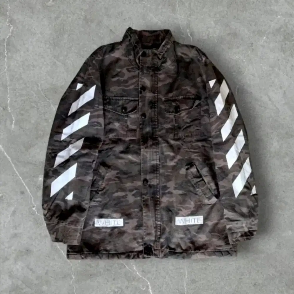Jacket Off White Military Camo Series