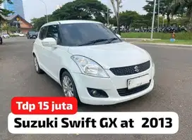 Suzuki Swift GX at 2013 putih (#dp 15 juta)