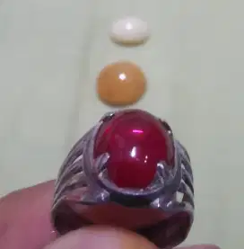 Batu akik merah natural