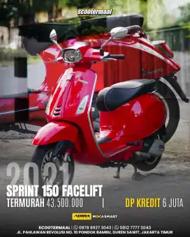 PIAGGIO SPRINT FACELIFT 150 2021