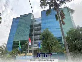 Sewa Kantor Blue Green Office 321 M2 Fitted di Jakarta Barat