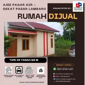 Rumah Baru Termurah dekat Pasar Lambaro Siap Huni Hanya 1 Unit