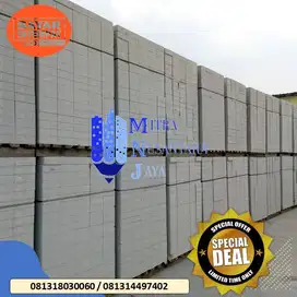 DISTRIBUTOR Hebel Bata ringan UK 10X20X60 Purwakarta (TERMURAH)