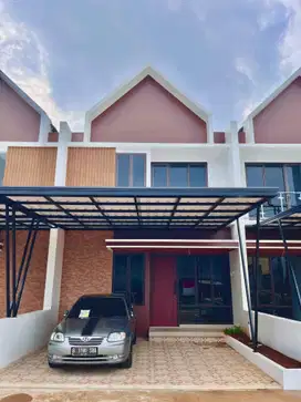 DIJUAL SIAP HUNI RUMAH MEWAH FULL BATA MERAH LINGKUNGAN DALAM CLUSTER