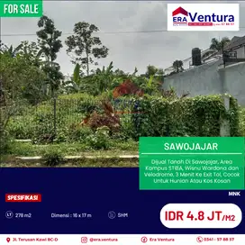 Tanah Di Sawojajar, Area Kampus STIBA, Wisnu Wardana
