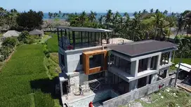 On Progress 75% Villa 2fl+1fl Rooftop Ocean View at Cemagi Near Canggu