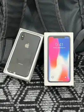 Iphone x 256gb lengkap