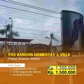 Tanah Dijual Wates 1 Jt-an, 10 Menit Bandara YIA, Legalitas Valid