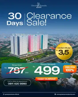 Apartemen Green Pramuka promo