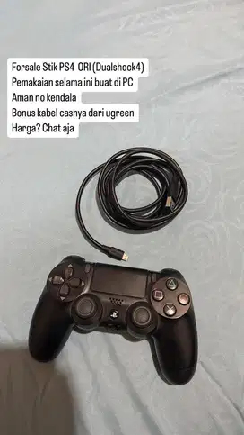 STIK PS 4 ORI (segel sony)