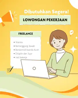 Di butuhkan untuk Pekerjaan freelance