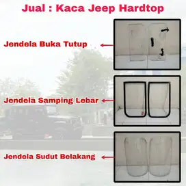 Kaca Jeep Hardtop