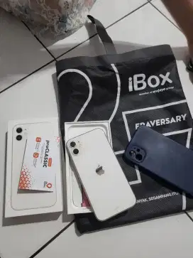 Jual Handphone Iphone 11 128 GB White, Resmi IBOX Indonesia AEON JGC