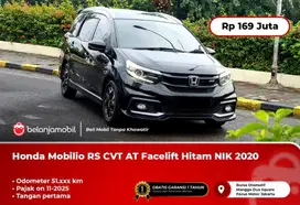 [ PAJAK 11-2025 ] Honda Mobilio RS CVT AT Facelift Hitam 2020/2021