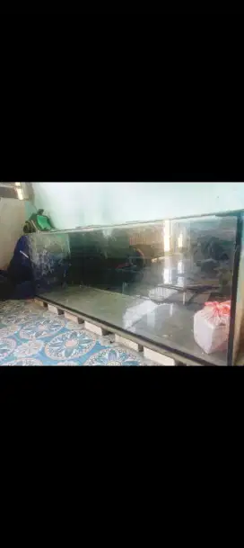 Aquarium + mesin pompa