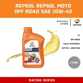 Oli Repsol Racing untuk Offroad 10W-40 API SN JASO MA2 1 Liter