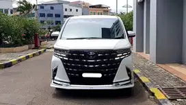 km 4 ribu toyota alphard hybrid modelista 2024 putih cash kredit bisa