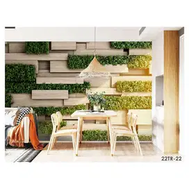 Wallpaper Dinding 3D Custom Desain Korden Gorden Vitrase