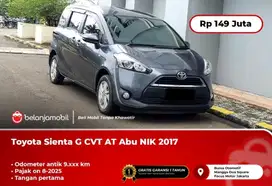 [ KM ANTIK 9RB ] Toyota Sienta G CVT AT Abu 2017/2018